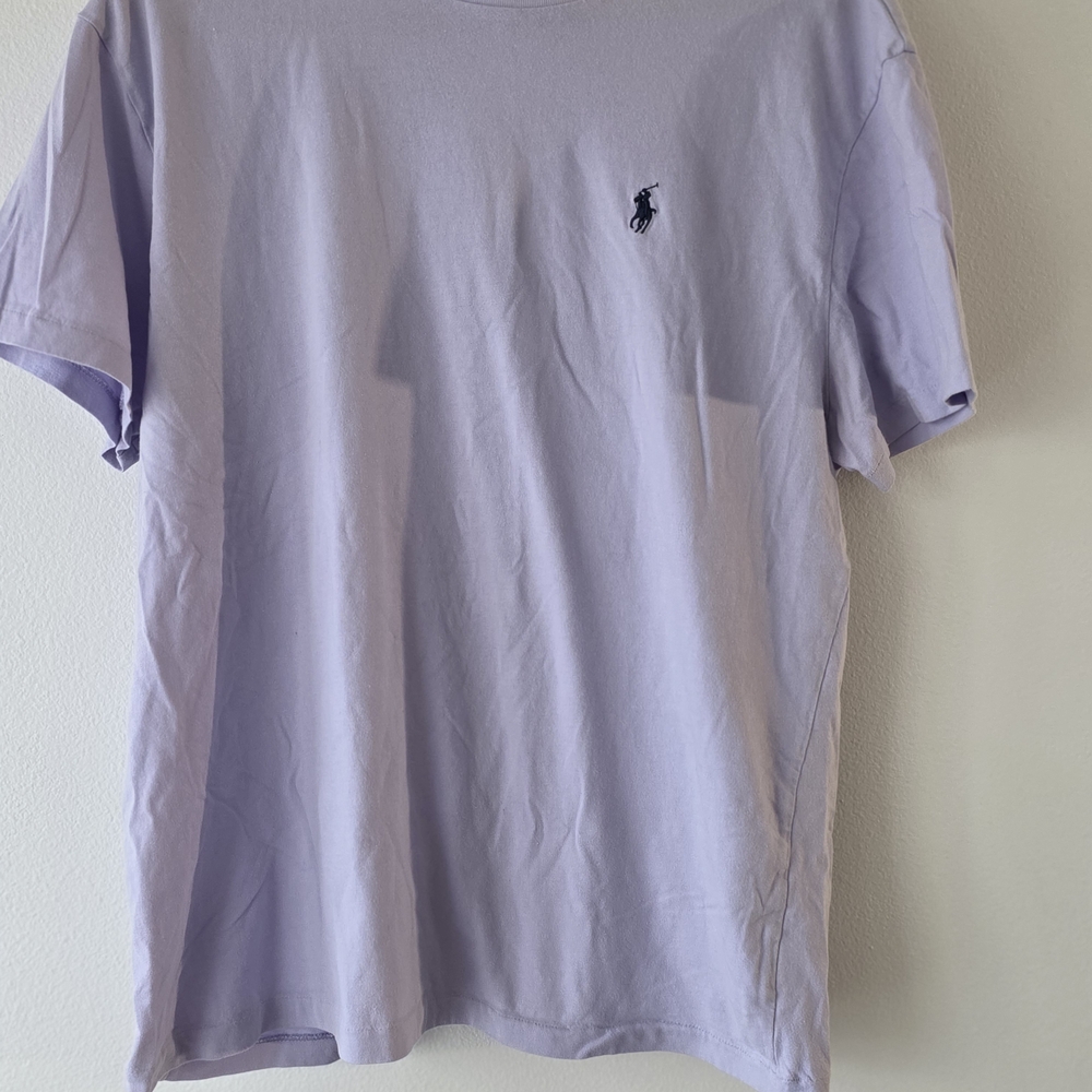 Polo by Ralph Lauren Men’s Lavender Crew Neck T-Shirt 👀BUNDLE AND SAVE🥳